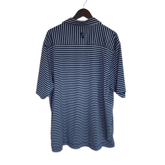 FootJoy Navy and Gray Striped Golf Polo - XXL - Picture 3 of 5